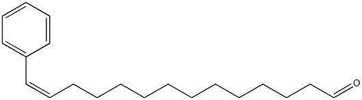 (Z)-14-フェニル-13-テトラデセナール 化学構造式