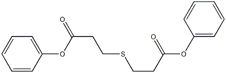 3,3'-Thiodipropionic acid diphenyl ester,,结构式