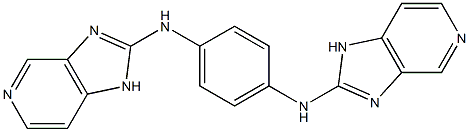 2,2'-[1,4-Phenylenebis(imino)]bis(1H-imidazo[4,5-c]pyridine) Structure