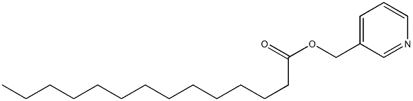 3-Pyridinemethanol tetradecanoate Structure