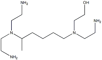 2-[N-(2-Aminoethyl)-N-[5-[bis(2-aminoethyl)amino]hexyl]amino]ethanol,,结构式