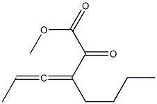 2-Oxo-3-butyl-3,4-hexadienoic acid methyl ester