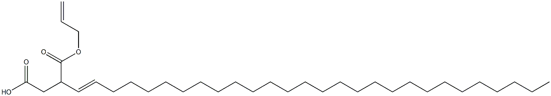 3-(1-Octacosenyl)succinic acid 1-hydrogen 4-allyl ester 结构式