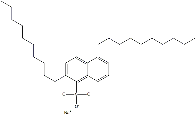  2,5-Didecyl-1-naphthalenesulfonic acid sodium salt