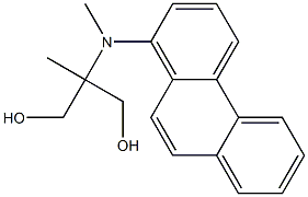 2-[(Phenanthren-1-yl)methylamino]-2-methyl-1,3-propanediol Structure