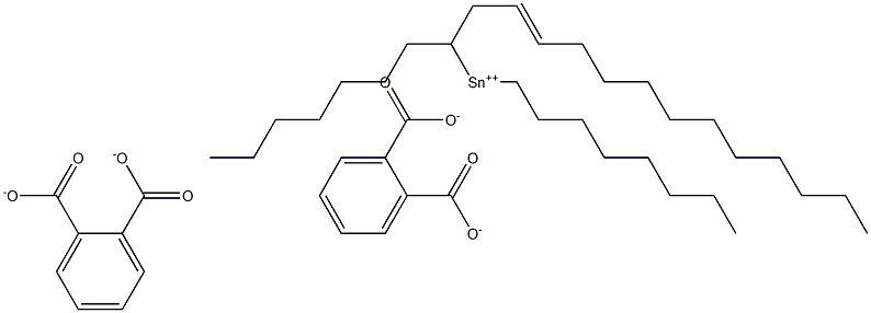  Bis[phthalic acid 1-(2-tridecenyl)]dioctyltin(IV) salt
