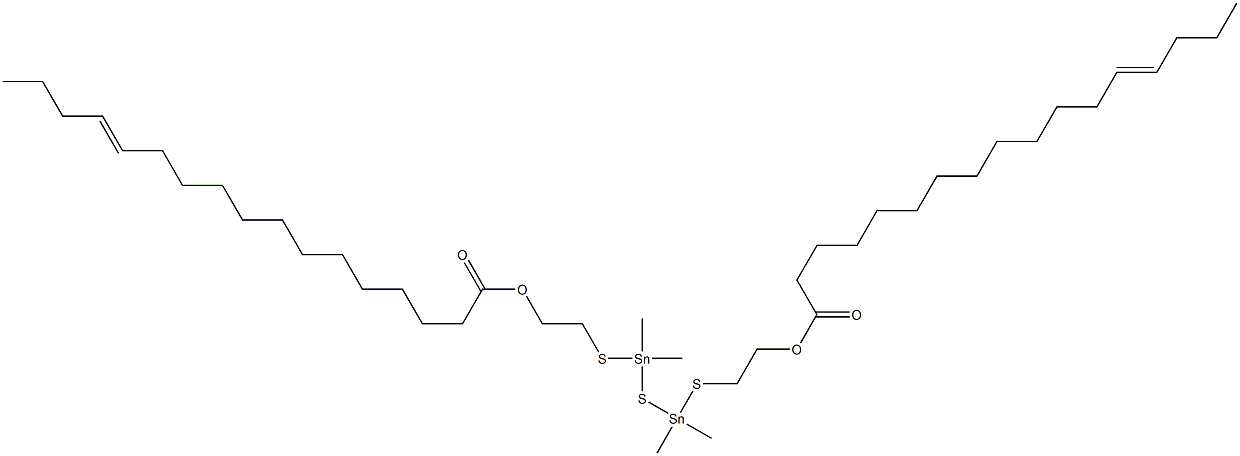 Bis[dimethyl[[2-(12-hexadecenylcarbonyloxy)ethyl]thio]stannyl] sulfide|