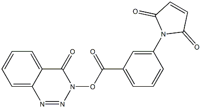 3-[(2,5-Dihydro-2,5-dioxo-1H-pyrrol)-1-yl]benzoic acid [(3,4-dihydro-4-oxo-1,2,3-benzotriazin)-3-yl] ester