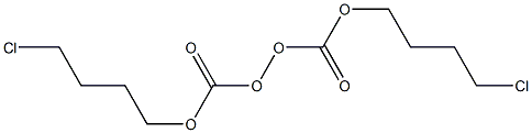 Peroxydicarbonic acid bis(4-chlorobutyl) ester 结构式