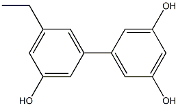 5'-Ethyl-1,1'-biphenyl-3,3',5-triol Structure