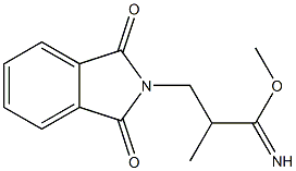 N-(3-Imino-3-methoxy-2-methylpropyl)phthalimide Structure