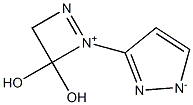 3-[(3,4-Dihydro-3,3-dihydroxy-1,2-diazet-2-ium)-2-yl]-1H-pyrazol-1-ide