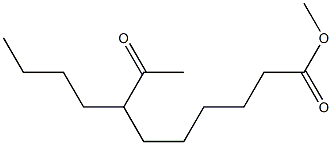 7-Acetylundecylic acid methyl ester 结构式