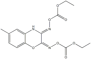 6-Methyl-2,3-bis[[(ethoxycarbonyl)oxy]imino]-3,4-dihydro-2H-1,4-benzoxazine