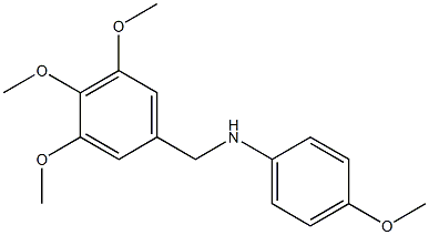  3,4,5-Trimethoxy-N-(4-methoxyphenyl)benzenemethanamine