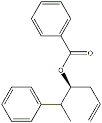 Benzoic acid (1R)-1-[(1S)-1-phenylethyl]-3-butenyl ester Struktur