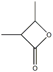 2,3-Dimethyl-3-hydroxypropanoic acid lactone,,结构式