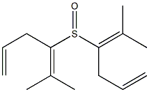 Allyl(2-methyl-1-propenyl) sulfoxide Struktur