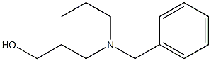 3-[プロピル(ベンジル)アミノ]-1-プロパノール 化学構造式