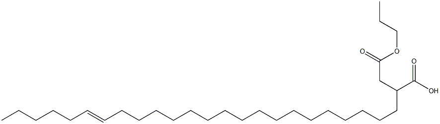 2-(18-Tetracosenyl)succinic acid 1-hydrogen 4-propyl ester Structure