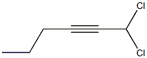 1,1-Dichloro-2-hexyne Structure