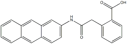 2-[2-[(Anthracen-2-yl)amino]-2-oxoethyl]benzoic acid