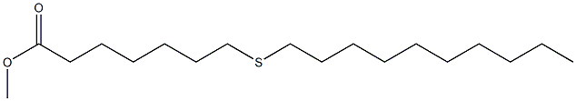 8-Thiaoctadecanoic acid methyl ester,,结构式
