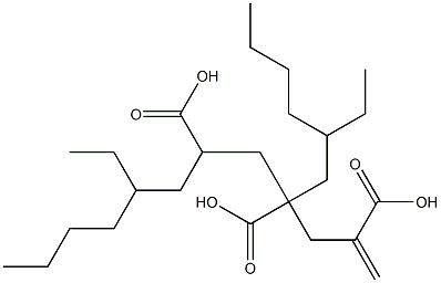 1-Hexene-2,4,6-tricarboxylic acid 4,6-bis(2-ethylhexyl) ester,,结构式