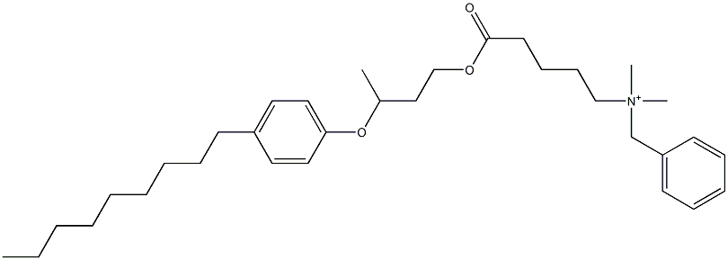  N,N-Dimethyl-N-benzyl-N-[4-[[3-(4-nonylphenyloxy)butyl]oxycarbonyl]butyl]aminium