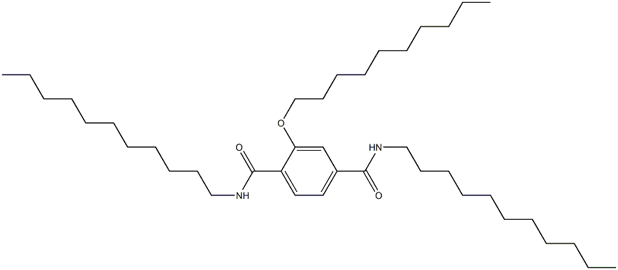 2-(Decyloxy)-N,N'-diundecylterephthalamide,,结构式