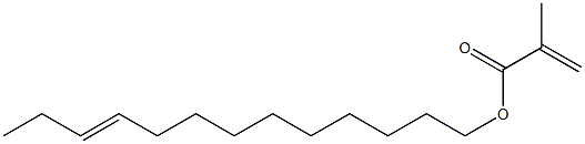 Methacrylic acid (10-tridecenyl) ester Structure