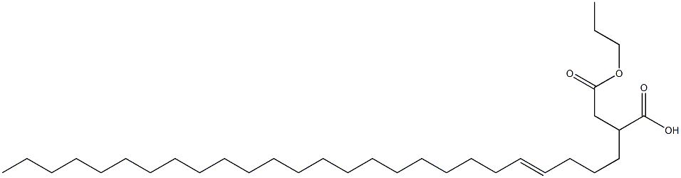 2-(4-Hexacosenyl)succinic acid 1-hydrogen 4-propyl ester,,结构式