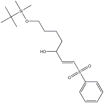 (E)-7-(tert-Butyldimethylsiloxy)-1-(phenylsulfonyl)-1-hepten-3-ol|