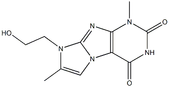 1,7-Dimethyl-8-(2-hydroxyethyl)-1H-imidazo[2,1-f]purine-2,4(3H,8H)-dione|