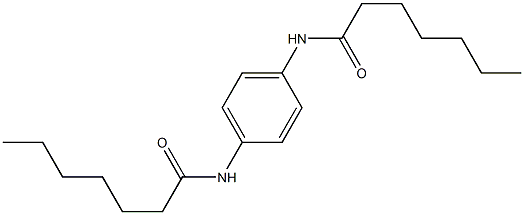 N,N'-Bis(1-oxoheptyl)-p-phenylenediamine,,结构式