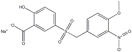 5-(4-Methoxy-3-nitrobenzylsulfonyl)salicylic acid sodium salt