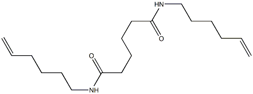 N,N'-Di(5-hexenyl)adipamide Structure