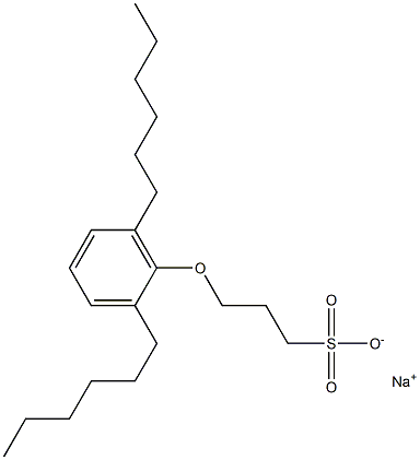 3-(2,6-Dihexylphenoxy)propane-1-sulfonic acid sodium salt