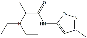 2-(Diethylamino)-N-(3-methylisoxazol-5-yl)propionamide