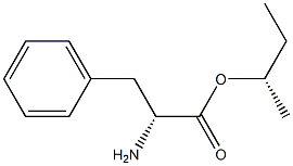 (S)-2-Amino-3-phenylpropanoic acid (R)-1-methylpropyl ester Structure