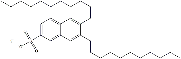 6,7-Diundecyl-2-naphthalenesulfonic acid potassium salt