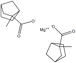 Bis[2-methylbicyclo[2.2.1]heptane-2-carboxylic acid]magnesium salt Structure