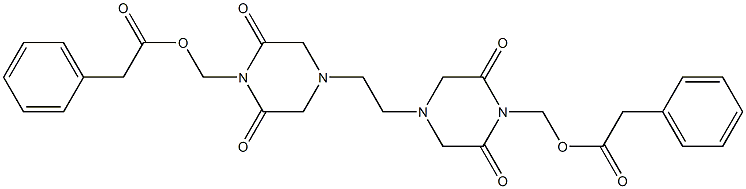 4,4'-Ethylenebis(2,6-dioxopiperazine-1-methanol)bis(phenylacetate)|