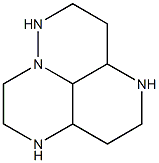 2,3,3a,4,5,6,6a,7,8,9,9a,9b-Dodecahydro-1,4,7,9a-tetraaza-1H-phenalene,,结构式