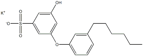 5-Hydroxy-3'-hexyl[oxybisbenzene]-3-sulfonic acid potassium salt|