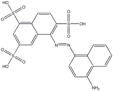 5-(4-Amino-1-naphtylazo)-1,3,6-naphthalenetrisulfonic acid