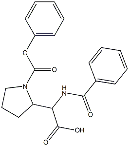 2-[1-(Phenoxycarbonyl)pyrrolidin-2-yl]-2-(benzoylamino)acetic acid|