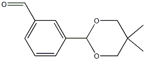 3-(5,5-Dimethyl-1,3-dioxan-2-yl)benzaldehyde Structure