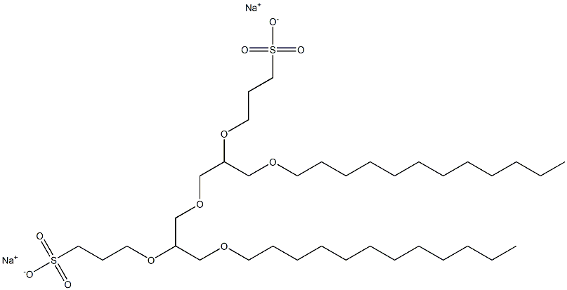 5,9-Bis(dodecyloxymethyl)-4,7,10-trioxatridecane-1,13-disulfonic acid disodium salt