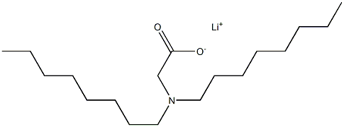 N,N-Dioctylglycine lithium salt Struktur